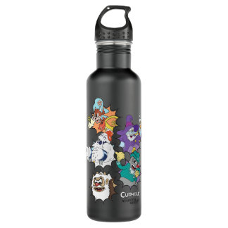 Cuphead The Delicious Last Course Bosses Group Pos Stainless Steel Water Bottle