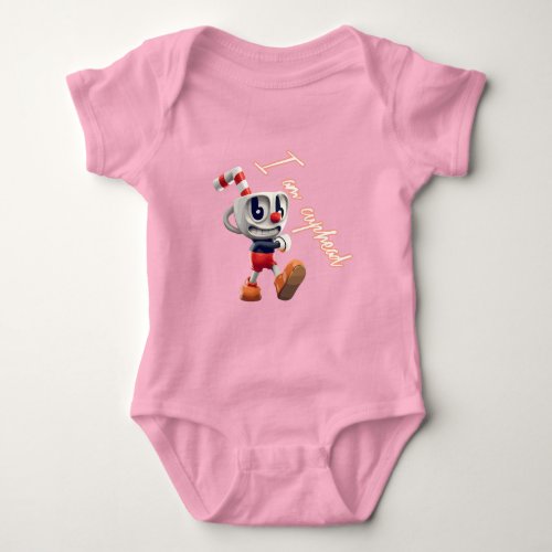 Cupheads Animated Journey Baby Bodysuit