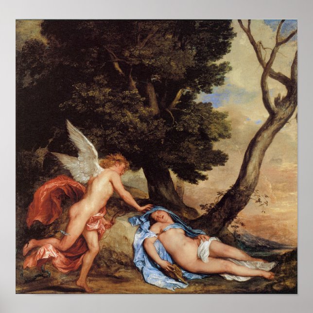 Cupid and Psyche, 1638-40 Poster (Front)
