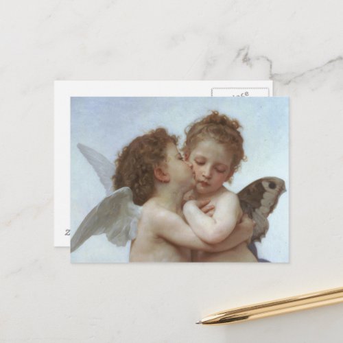 Cupid and Psyche as Children Postcard