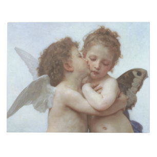 Cupid and Psyche as children - William Bouguereau Notepad