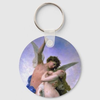 Cupid And Psyche Keychain by Xuxario at Zazzle