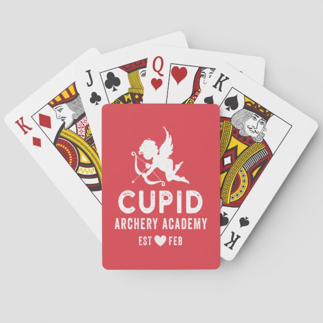 Cupid Archery Academy Poker Cards (Back)