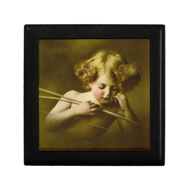 Cupid Asleep Lithograph Gift Box (Front)