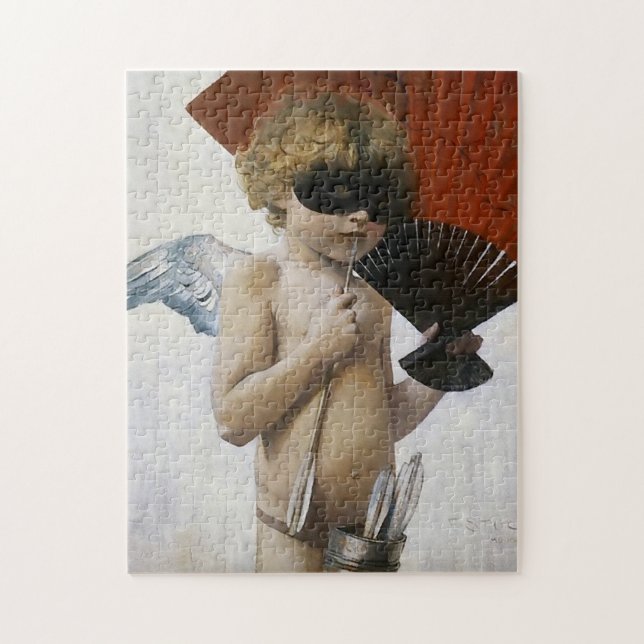 Cupid at the Masked Ball Jigsaw Puzzle (Vertical)