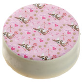 Cupid Basset Hound  Chocolate Covered Oreo (Angled)