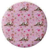 Cupid Basset Hound Chocolate Covered Oreo (Front)