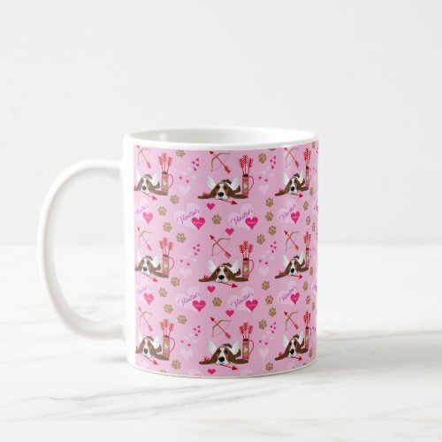 Cupid Basset Hound Coffee Mug