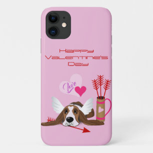 Cupid Basset Hound Ge iPhone 11 Case