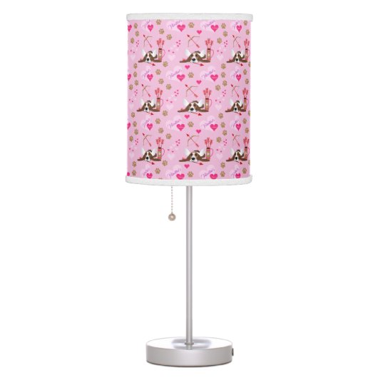 Cupid Basset Hound Table Lamp (Right)