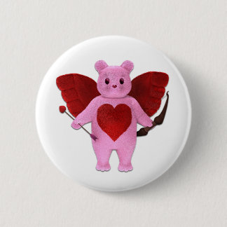 Cupid Bear Button