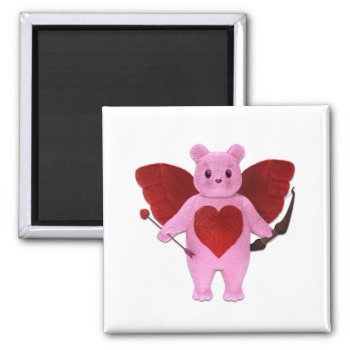 Cupid Bear Magnet by mariannegilliand at Zazzle