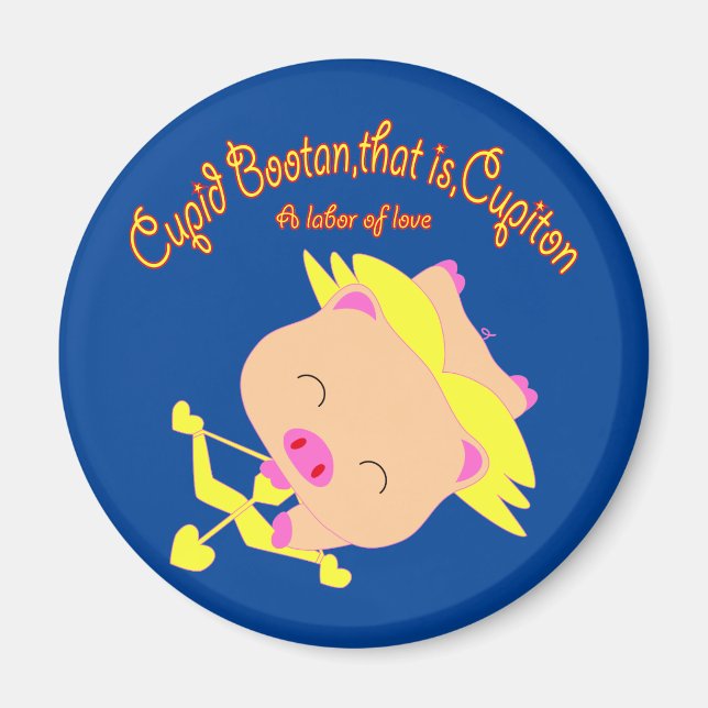 Cupid Bootan Magnet (Front)