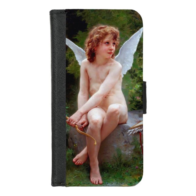 Cupid, Bouguereau iPhone Wallet Case (Front)
