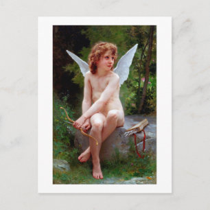 Cupid, Bouguereau Postcard