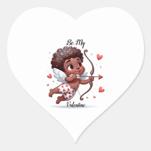 Cupid Charm  Heart Sticker
