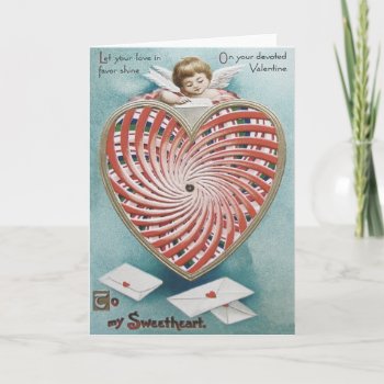 Cupid Cherub Angel Kaleidoscope Holiday Card by kinhinputainwelte at Zazzle