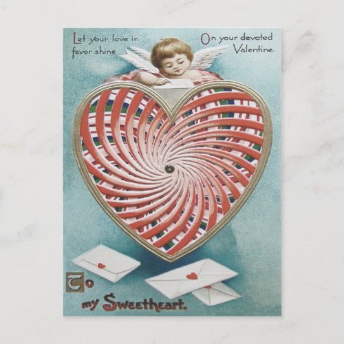 Cupid Cherub Angel Kaleidoscope Postcard