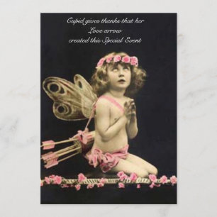 Cupid Cordially Invites You - Wedding Invitation