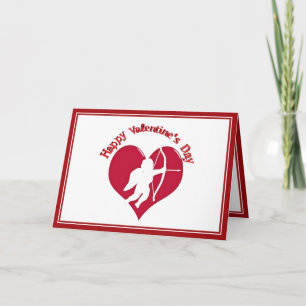 Cupid for Valentine's Day Holiday Card