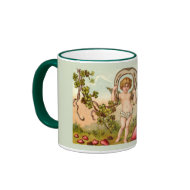 Cupid Forget Me Not Valentine's Mug