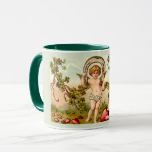 Cupid Forget Me Not Valentine's Mug