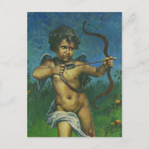Cupid fresco Design Postcard