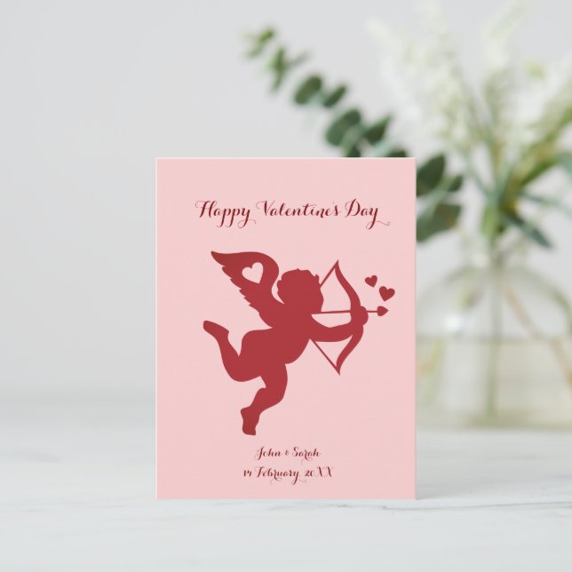 CUPID Happy Valentine's Day Postcard (Standing Front)
