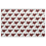Cupid Heart Black Spade Thunder_Cove Fabric