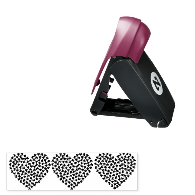 cupid heart love angel arrow bow pocket stamp (Open with Design)