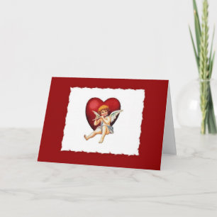 Cupid & His Flute - Valentine Card