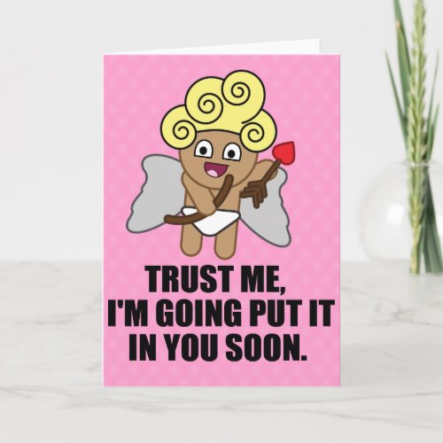 Cupid is going to put it in you holiday card