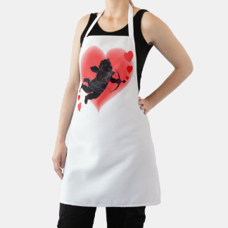 Cupid Love Aprons Valentine's Kisses Aprons
