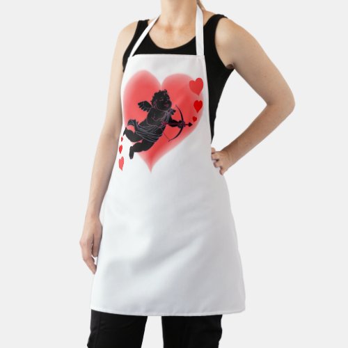 Cupid Love Aprons Valentines Kisses Aprons