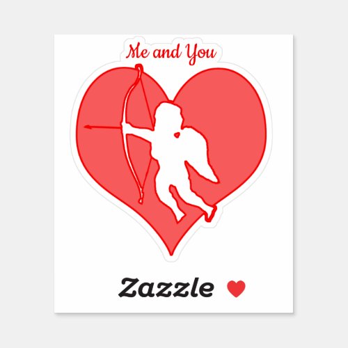 Cupid Love Valentines Day  Sticker