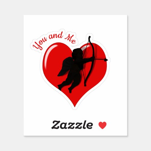 Cupid Love Valentines Day  Sticker