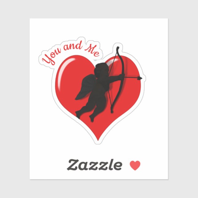 Cupid Love Valentine's Day  Sticker (Sheet)