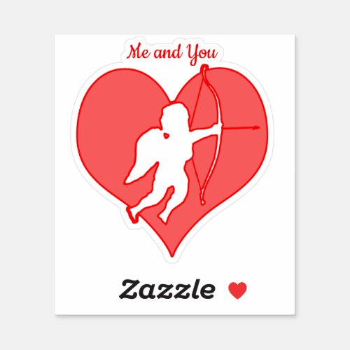 Cupid Love Valentines Day  Sticker