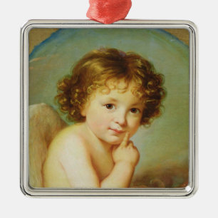 Cupid Metal Ornament
