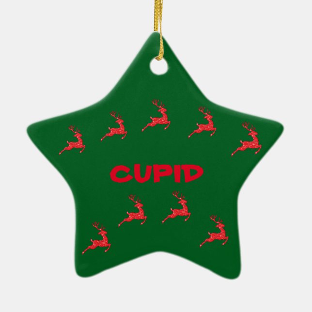 CUPID ORNAMENT in Colors... (Back)