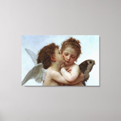 Cupid  Psyche as Children Canvas Print