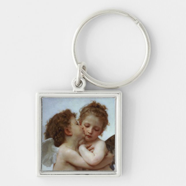 Cupid & Psyche as Children Keychain (Front)