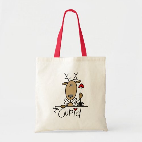 Cupid Reindeer Tshirts and Gifts Tote Bag