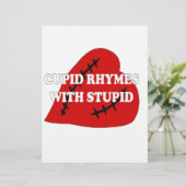 Cupid Rhymes With Stupid (Standing Front)