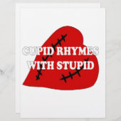 Cupid Rhymes With Stupid (Front/Back)
