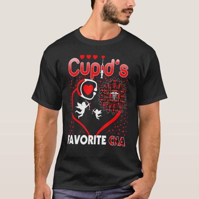 Cupid S Favorite Cna T-Shirt (Front)