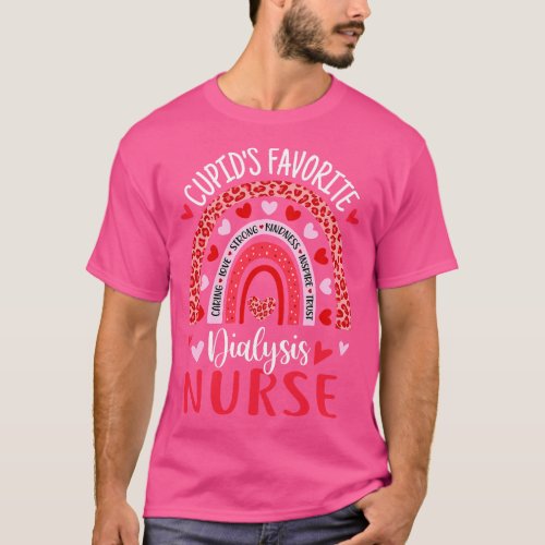 Cupid_s Favorite Dialysis Nurse Valentines Day Wom T_Shirt