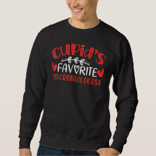 Cupid S Favorite Microbiologist Romance Couples Me Sweatshirt