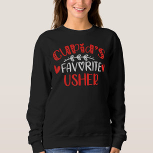 Cupid S Favorite Usher Romance Couples Men Women Sweatshirt