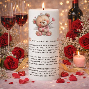 Cupid’s Softest Arrow – A Whimsy of Love Pillar Candle